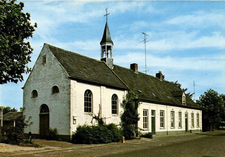 Hoogeloon, N.H. Kerk - ongelopen, Verzamelen, Ansichtkaarten | Nederland, Ongelopen, Noord-Brabant, Voor 1920, Ophalen of Verzenden