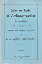 ds. Du Marchie van Voorthuijsen - Salomo's bede, Verzenden, Zo goed als nieuw