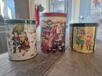 Drie nostalgische kerst-/winterblikken, Ophalen of Verzenden, Zo goed als nieuw, Overige