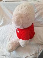 Witte knuffel beer met rood shirt hh, L. Dake en Zn, Beer, Onbekend, Ophalen of Verzenden