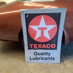 Texaco Tinplate reclamebord, Verzamelen, Ophalen, Zo goed als nieuw, Reclamebord