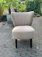 Handige bijzetstoel kleur taupe, Ophalen, Hout, Overige kleuren, Zo goed als nieuw