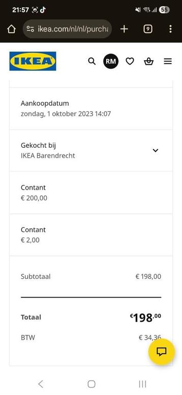 Ikea bed 140 x 100 met matras - afbeelding 2