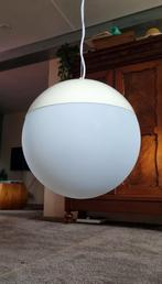 Retro school lamp, vintage globe melkglas 36 cm ø, Nieuw, Ophalen of Verzenden, Glas, Minder dan 50 cm