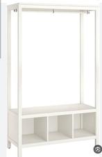Ikea Hemnes open kledingkast wit, Huis en Inrichting, Kasten | Kledingkasten, Ophalen, 100 tot 150 cm, Zo goed als nieuw, Met hangruimte