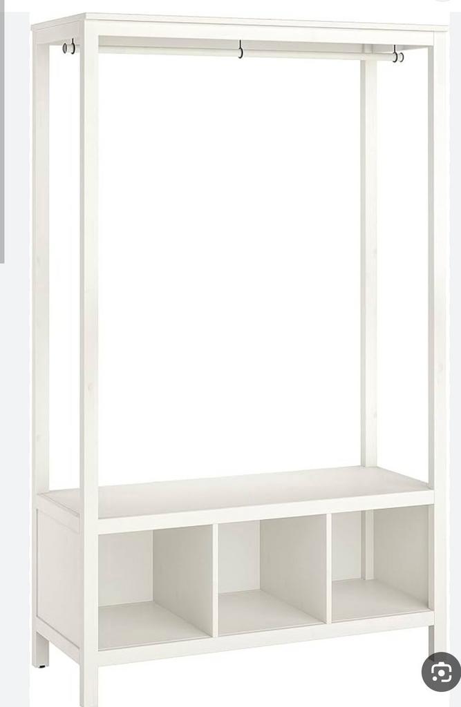 Ikea Hemnes open kledingkast wit, Huis en Inrichting, Kasten | Kledingkasten, Zo goed als nieuw, 150 tot 200 cm, 100 tot 150 cm