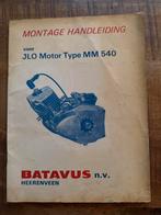 Batavus JLO Motor MM 540 Montage Handleiding, Ophalen of Verzenden, Gebruikt