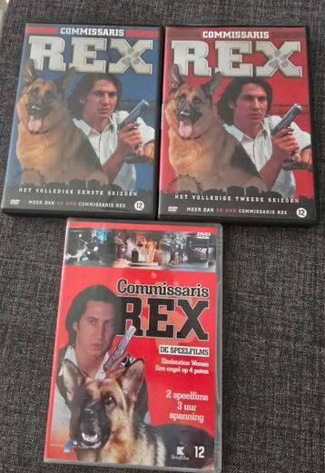 Dvd serie commissaris Rex seizoen 1 + 2 en de speelfilms  beschikbaar voor biedingen