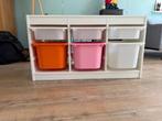 Ikea Trofast ladekast wit met bakken, Ophalen, Gebruikt, 5 laden of meer, 50 tot 100 cm