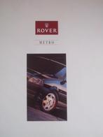 Rover Metro brochure/folder 1994 (was bij ons de 100), Overige merken, Ophalen of Verzenden, Zo goed als nieuw