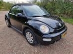 Volkswagen Beetle (Kever) 1.6 Cabriolet 75KW 2003 Zwart, 4 cilinders, Cabriolet, 4 stoelen, Zwart
