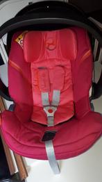 Roze maxicosi met veilige Isofix, Kinderen en Baby's, Autostoeltjes, Autogordel of Isofix, Gebruikt, Zijbescherming, 0 t/m 13 kg