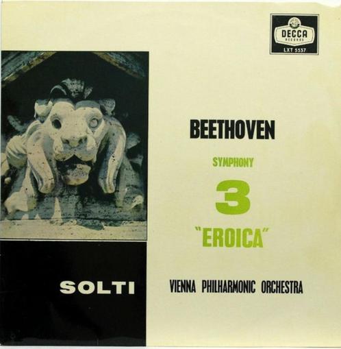 Beethoven Solti Symphony No. 3 "Eroica" DECCA, Cd's en Dvd's, Vinyl | Klassiek, Zo goed als nieuw, Classicisme, Orkest of Ballet