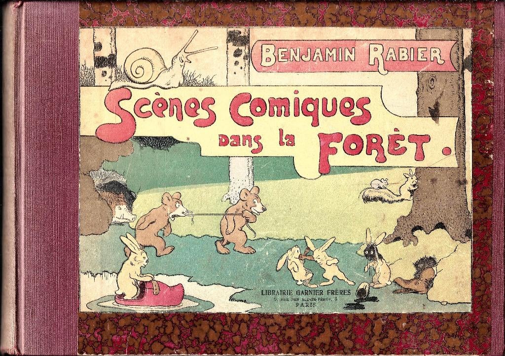 Scenes comiques dans la foret /Benjamin Rabier, Overige typen, Diverse auteurs, Ophalen of Verzenden, Zo goed als nieuw
