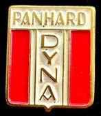 Panhard speld- rood wit gelakt, Verzamelen, Verzenden, Zo goed als nieuw, Transport, Speldje of Pin