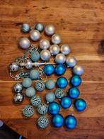 Leuke blauwe en zilveren kerstballen te koop, Diversen, Kerst, Ophalen