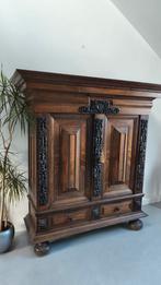 Antieke Groenlose kussenkast, Antiek en Kunst, Antiek | Meubels | Kasten, Ophalen