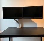 2 Monitoren + Monitor-arm, Computers en Software, Monitoren, IPS, Full HD, Ophalen of Verzenden, Zo goed als nieuw