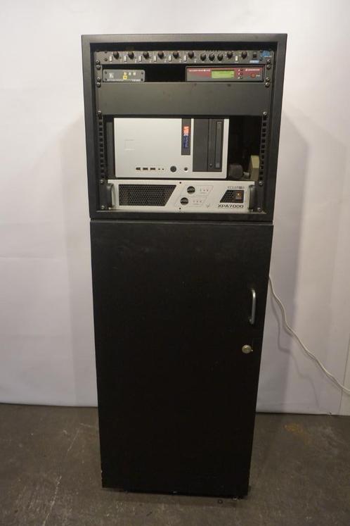 XPA 7000 Ecler versterker met microfoon sennheiser ew100 g2, Audio, Tv en Foto, Versterkers en Receivers, Gebruikt, Stereo, 120 watt of meer
