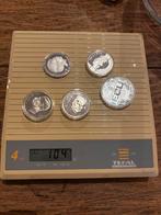 Zilveren munten 100 gram zilver Benelux Beatrix ECU, Ophalen of Verzenden, Koningin Beatrix, 10 gulden, Zilver