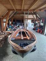 Leuk polyester motor/vissersboot + buitenboordmotor, Ophalen, Gebruikt, Tot 10 pk, 3 tot 6 meter