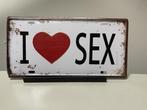 I love Sex wandbord (old Look), Www.pand50.nl, Nieuw, Ophalen of Verzenden, Info@pand50.nl