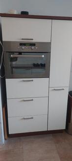 Keukenkast met laden en apothekerskast, Huis en Inrichting, Keuken | Complete keukens, Ophalen, Gebruikt, Overige materialen, Wit