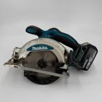 Makita DSS610RTJ 18V Li-Ion Accu cirkelzaag set (1x 5.0Ah ac, Doe-het-zelf en Verbouw, Gereedschap | Zaagmachines, Makita, Zo goed als nieuw