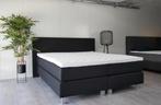 Boxspring 180x 200 bed 180 200 / 2 persoons bed, Groen, Tweepersoons, Ophalen of Verzenden, Zo goed als nieuw