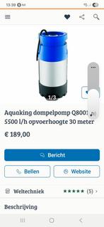 Professionele Dompelpomp / Spoelpomp - Nieuw, Tuin en Terras, Waterpompen, Ophalen of Verzenden, Nieuw, Elektrisch, Dompelpomp