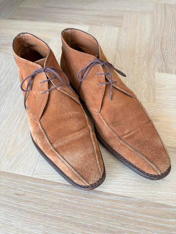 Van Bommel, licht bruine suede schoenen, maat 8 beschikbaar voor biedingen