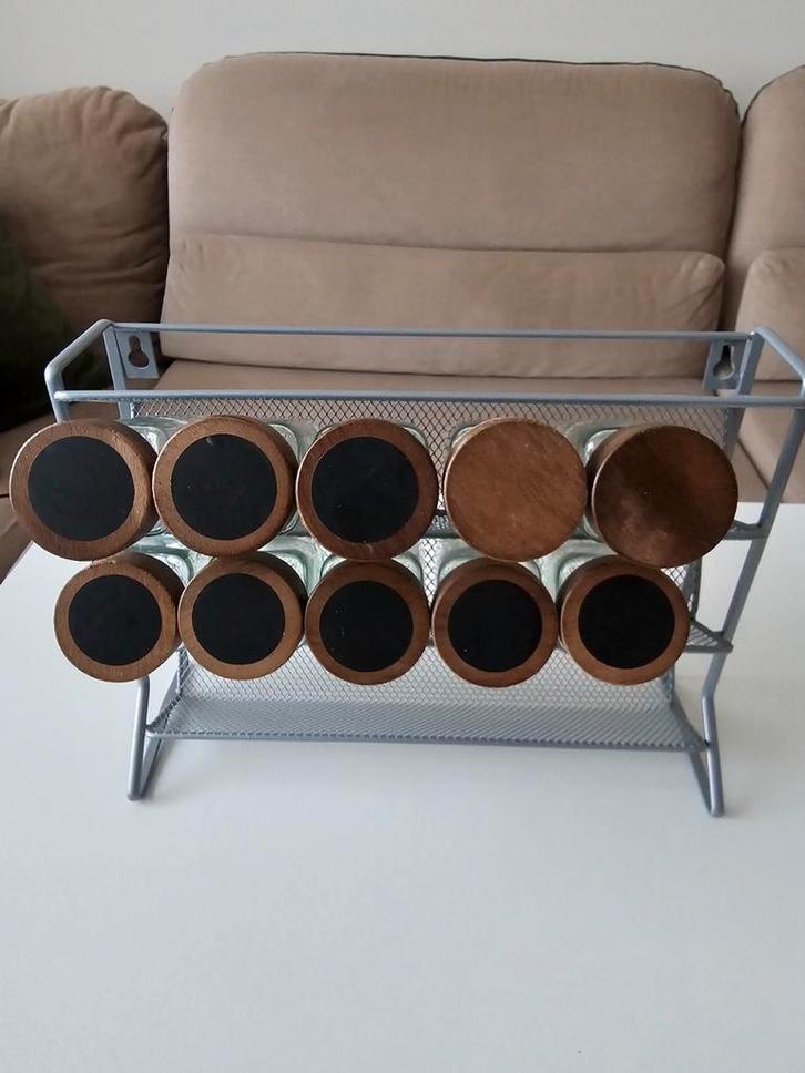 Kruidenset met rek, Huis en Inrichting, Keuken | Keukenbenodigdheden, Ophalen of Verzenden