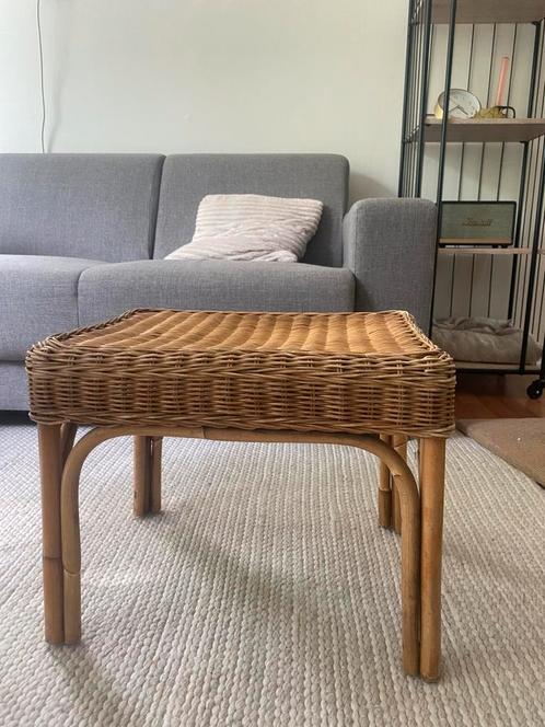 Rotan kruk, Huis en Inrichting, Krukjes, Gebruikt, Hout, Ophalen