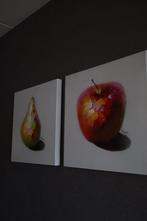 Appel en peer schilderij, Antiek en Kunst, Ophalen of Verzenden