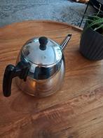 Bredemeijer theepot 1,2L, Huis en Inrichting, Keuken | Potten en Pannen, Ophalen of Verzenden, Zo goed als nieuw, Rvs