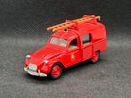 Eligor Citroën 3CV (2CV) Besteleend Brandweer 1:43, Ophalen of Verzenden, Zo goed als nieuw, Auto, Overige merken