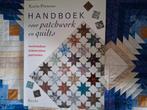 Handboek voor patchwork en quilts, Ophalen of Verzenden, Zo goed als nieuw, Karin Pieterse, Borduren en Naaien