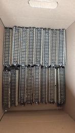 Marklin H0 Rechte Rails - Groot Pakket (130 stuks), Wisselstroom, Gebruikt, Rails, Ophalen of Verzenden