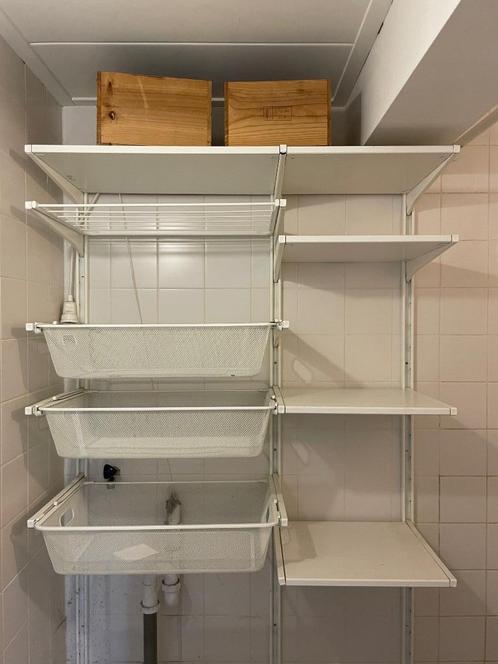Badkamer wandsysteem IKEA Algot, Huis en Inrichting, Woonaccessoires | Wandplanken en Boekenplanken, Gebruikt, Ophalen