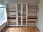 Grote boekenkast met glazen deuren, Ophalen, 200 cm of meer, Glas, Landelijk