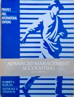 Advanced Management Accounting - Kaplan & Atkinson, Boeken, Gelezen, Beta, Robert S. Kaplan, Anthony A. Atkinson, HBO