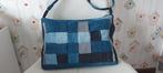 Handgemaakte tas van jeansresten, Sieraden, Tassen en Uiterlijk, Tassen | Reistassen en Weekendtassen, Blauw, Minder dan 40 cm