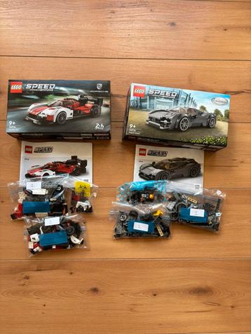 Lego Speedchampions 76915 & 76916: Pagani Utopia & Porsche beschikbaar voor biedingen