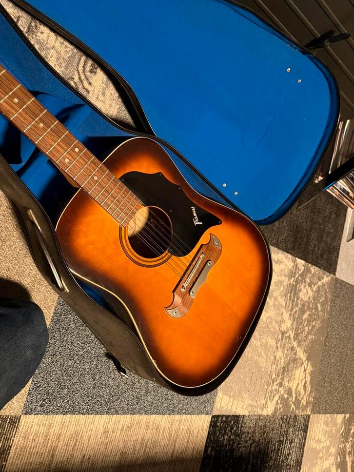 Framus Texan 12-Snarige gitaar, Muziek en Instrumenten, Snaarinstrumenten | Gitaren | Akoestisch, Zo goed als nieuw, Western- of Steelstringgitaar
