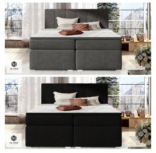 Nieuw Geleverd! Boxsprings 160/180 incl Geveerde Onderboxen!, Huis en Inrichting, Slaapkamer | Boxsprings, Nieuw, 180 cm, 200 cm