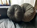 2 luxe ronde kussens, Huis en Inrichting, Woonaccessoires | Kussens, Ophalen, Nieuw, Overige kleuren, Rond