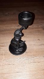 Waxinelichthouder aap, Antiek en Kunst, Antiek | Tin, Ophalen of Verzenden