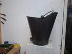 zeer oude grote zware kolenkit / kolen emmer, Ophalen of Verzenden