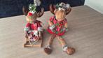 2 rendieren kerstpoppen, Ophalen, Zo goed als nieuw