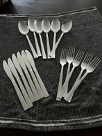 STAINLESS STEEL CUTLERY SET (6-PERSON), Ophalen of Verzenden, Zo goed als nieuw, Rvs of Chroom, Bestekset